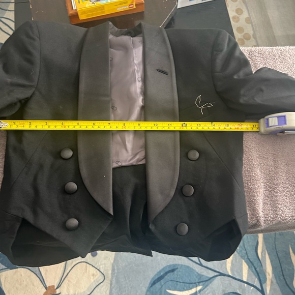 Classic Black Tuxedo Jacket Kids - Picture 6 of 10